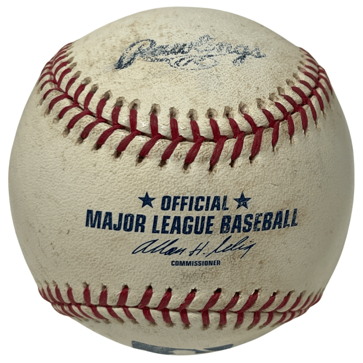Lee Smith Signed Game Used ROMLB Baseball Chicago Cubs HOF LSCM COA