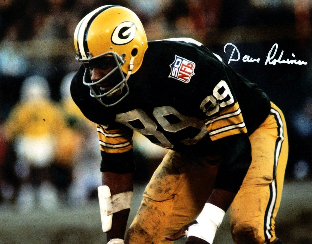 Dave Robinson Signed Autographed Green Bay Packers 8x10 Photo LSCM COA #3