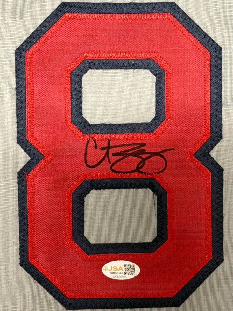Curt Schilling Signed Autographed Boston Red Sox Custom Jersey JSA Witness COA G