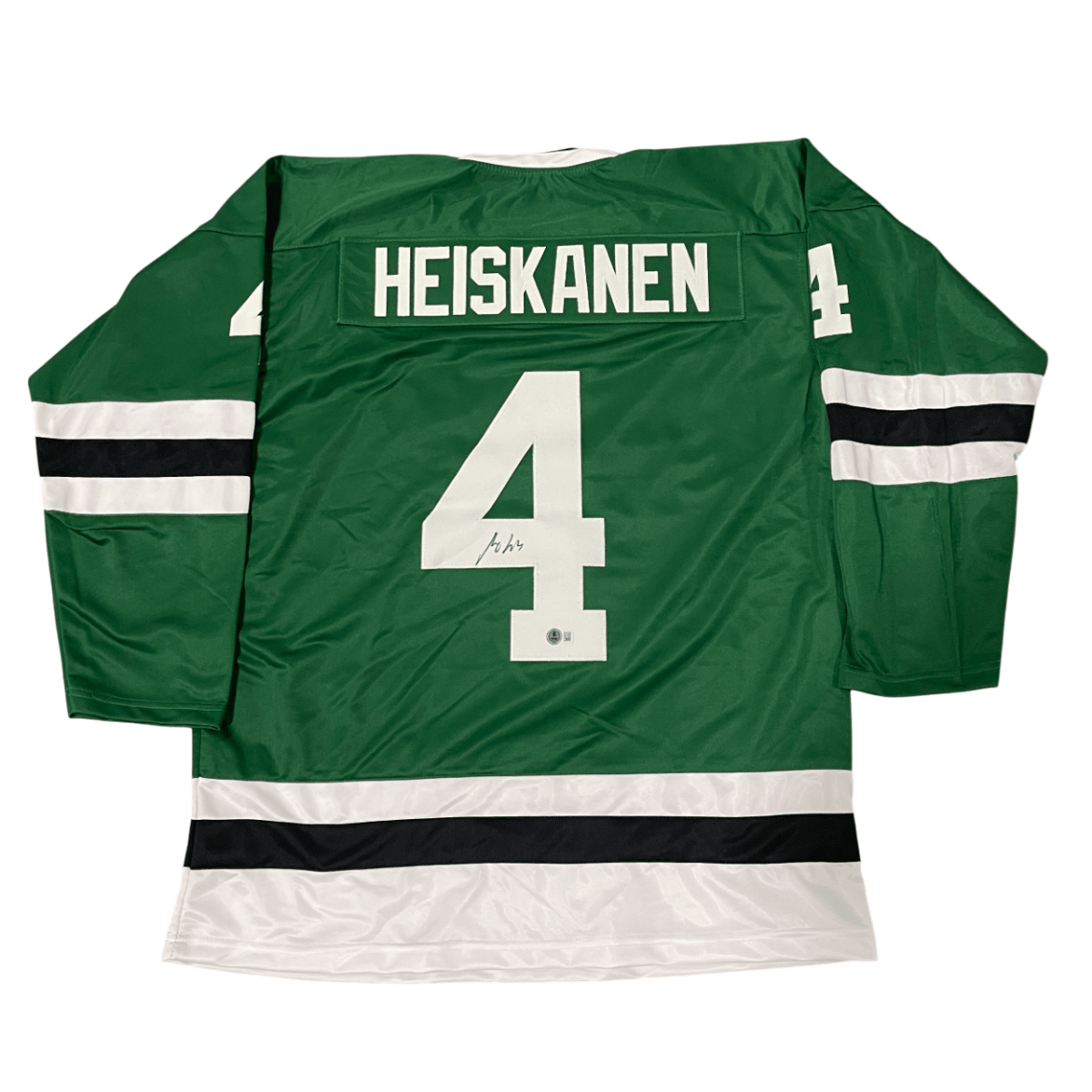 Miro Heiskanen Signed Custom Dallas Stars Jersey Beckett Witness BAS COA