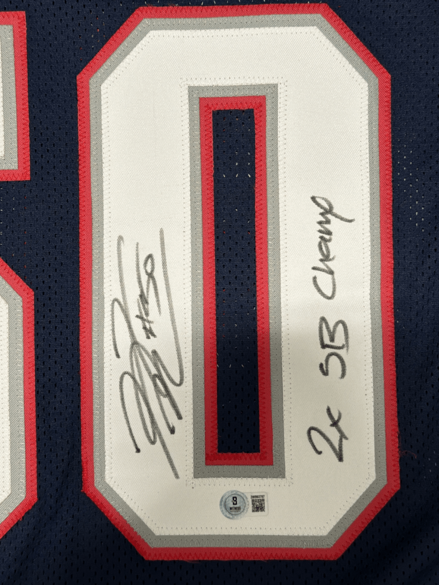 Rob Ninkovich Signed Patriots Custom Jersey w/ 2x SB Champ Beckett Wit BAS COA