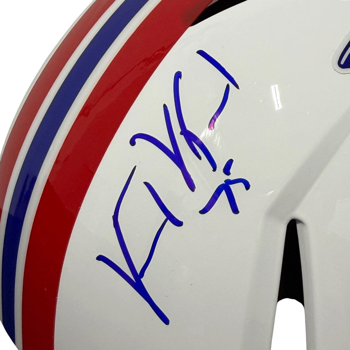 Vince Wilfork Signed Patriots TB FS Full Size Helmet w/ SB Insc JSA W COA