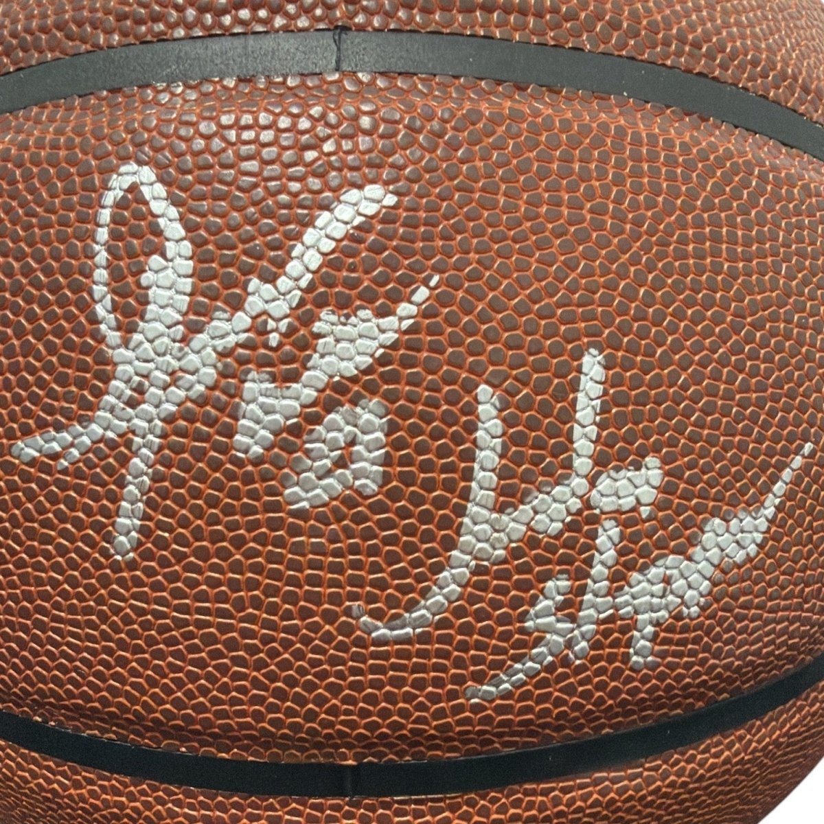 Gerald Wilkins Signed Autographed Knicks Basketball w/ Jordan Stopper JSA W COA