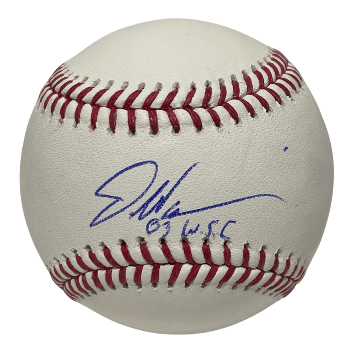 Dontrelle Willis Signed ROMLB Baseball w/ 03 WSC Beckett Witness BAS COA