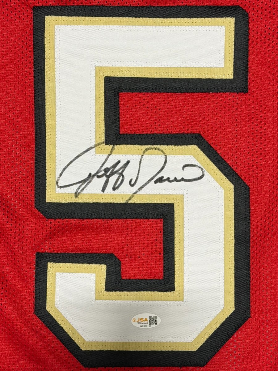 Jeff Garcia Signed San Francisco 49ers Custom Jersey JSA Witness COA