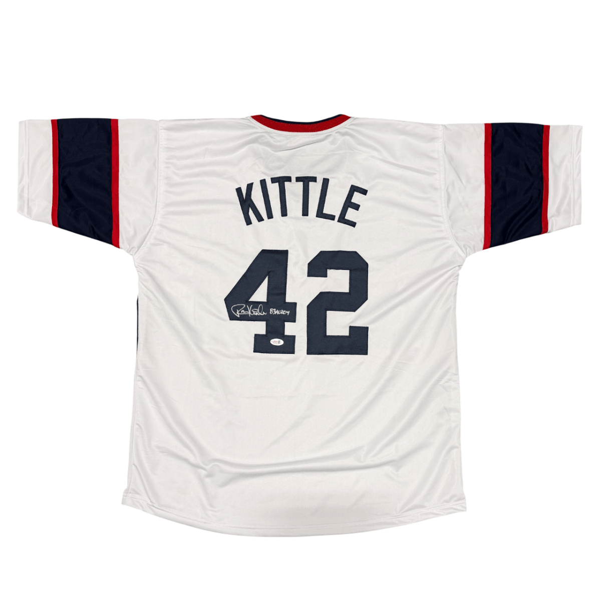 Ron Kittle Signed Chicago White Sox Custom Jersey 83 AL ROY JSA Witness COA