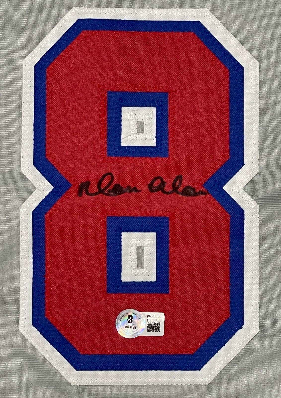 Moises Alou Signed Montreal Expos Custom Jersey Beckett Witness BAS COA