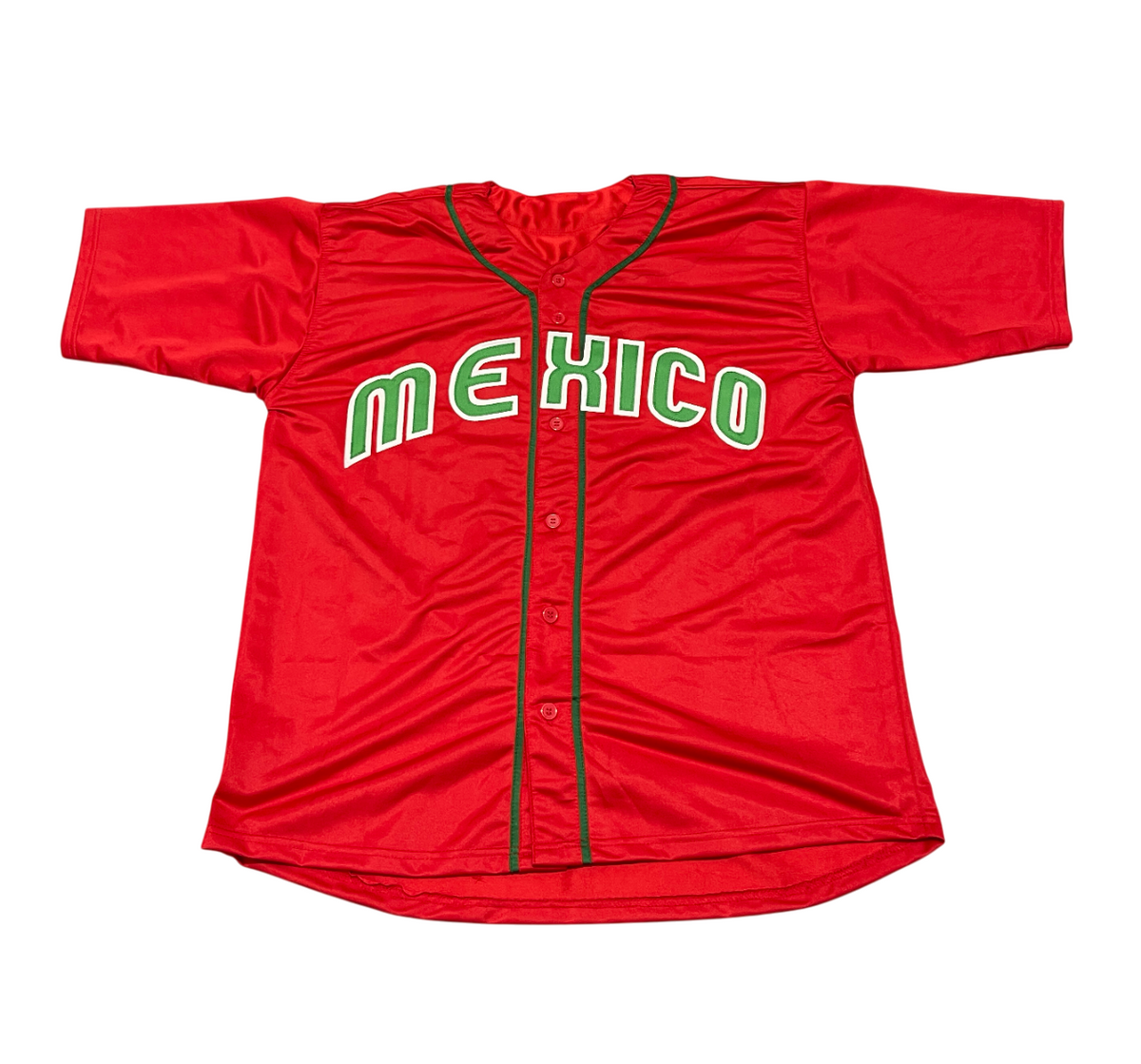 Joey Meneses Signed Autographed WBC Mexico Custom Jersey Beckett BAS COA