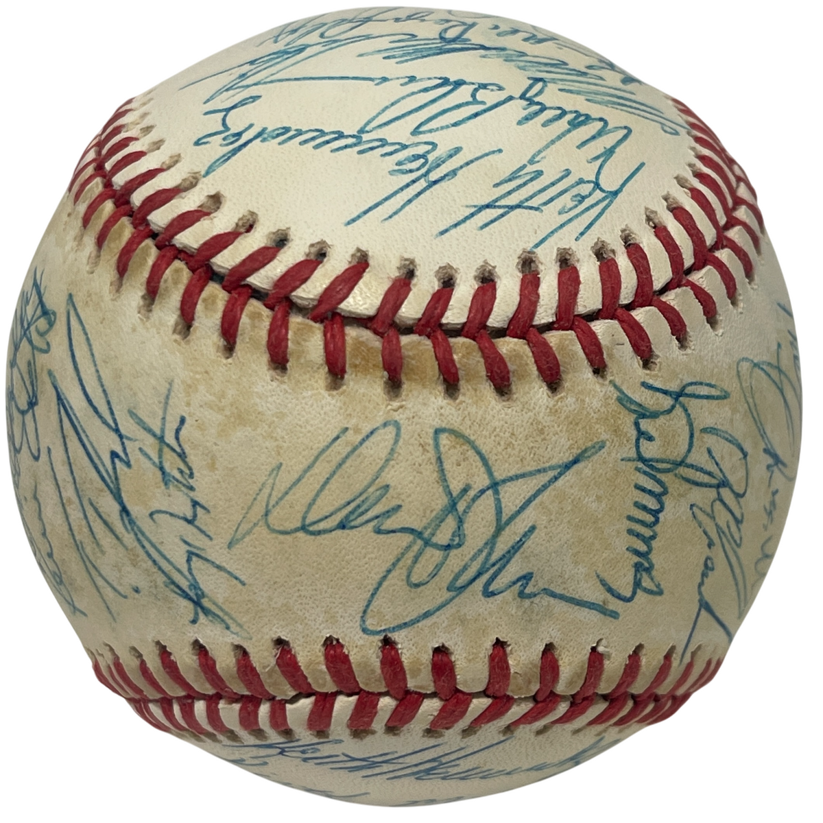 1987 New York Mets Team Signed Autographed ONL National League Baseball JSA LOA