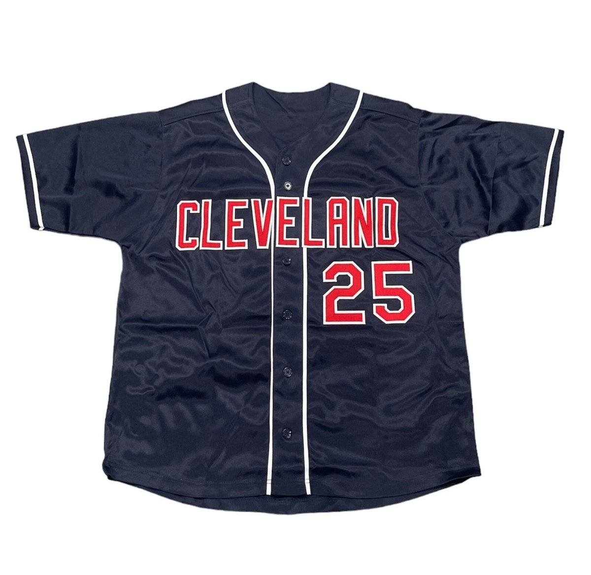 Jim Thome Signed Cleveland Custom Jersey Beckett Witness BAS COA