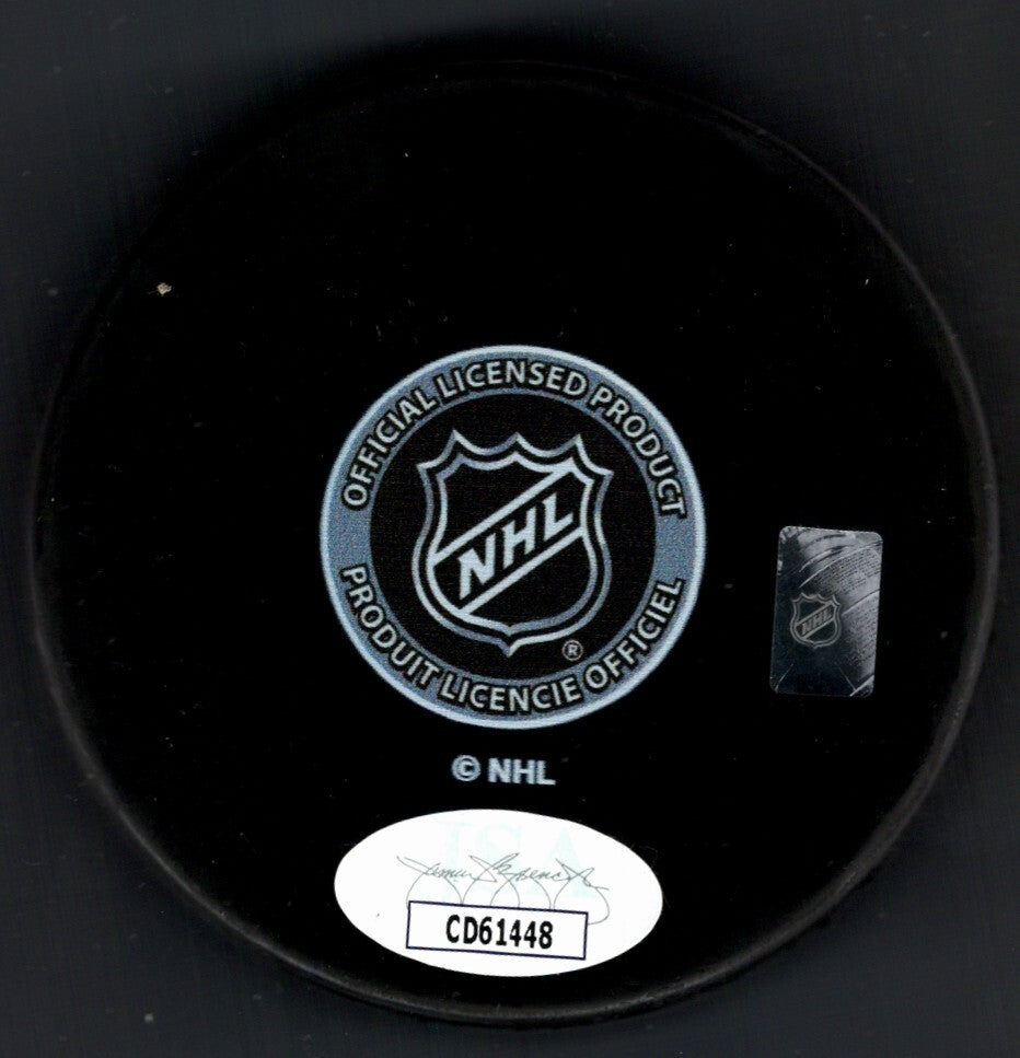 Andrei Vasilevskiy Signed Autographed Tampa Bay Lightning Logo Puck JSA COA