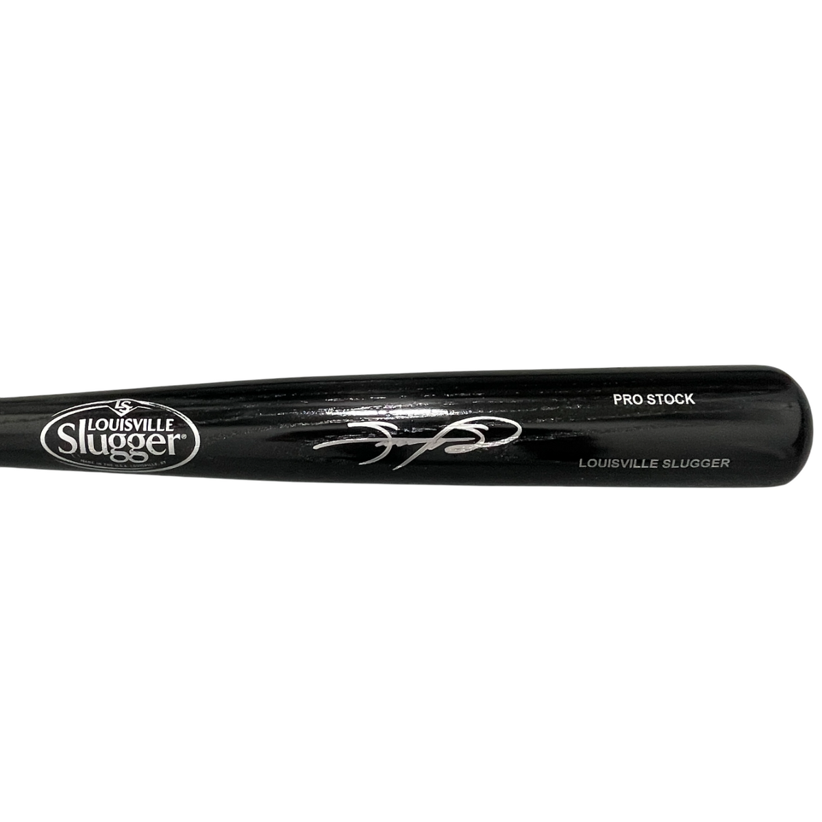 Sammy Sosa Signed Black Louisville Slugger Baseball Bat Beckett Witness BAS COA