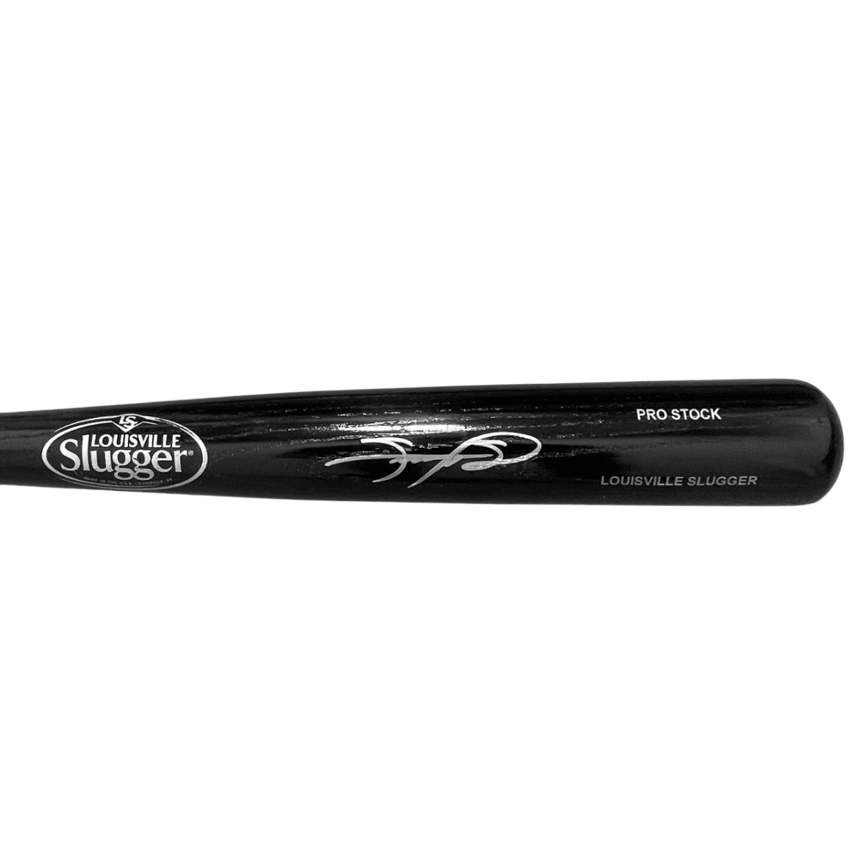 Sammy Sosa Signed Black Louisville Slugger Baseball Bat Beckett Witness BAS COA