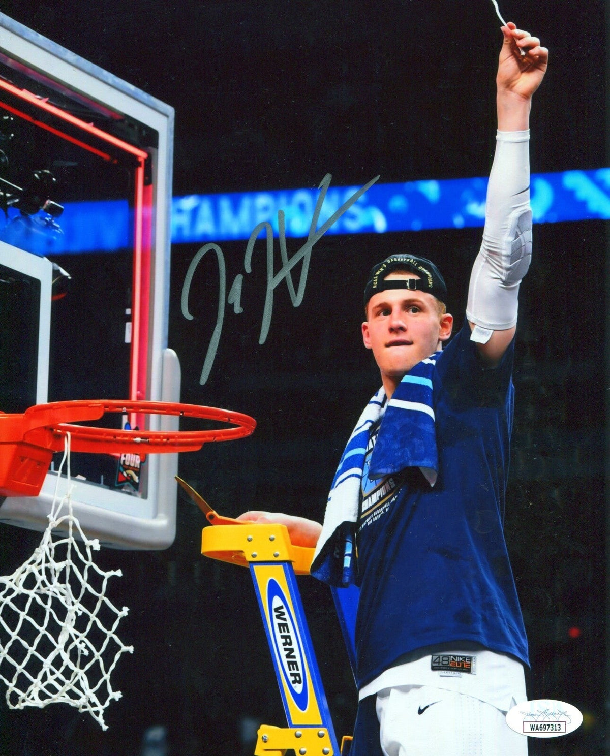 Donte DiVincenzo Signed Autographed Villanova 8x10 Photo JSA Witness COA #2