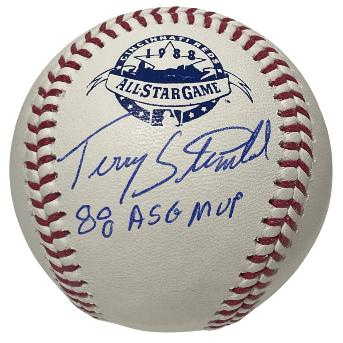 Terry Steinbach Signed 1988 All Star Game Baseball w/ 88 ASG MVP Beckett BAS COA