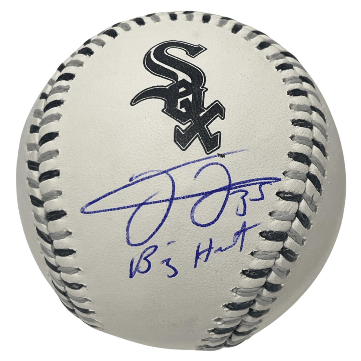 Frank Thomas Signed White Sox Logo ROMLB Baseball w/ Big Hurt Beckett W BAS COA