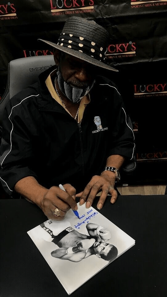 Michael Spinks "Jinx" Signed Autographed 8x10 Photo w/ HOF 1994"JSA COA #4