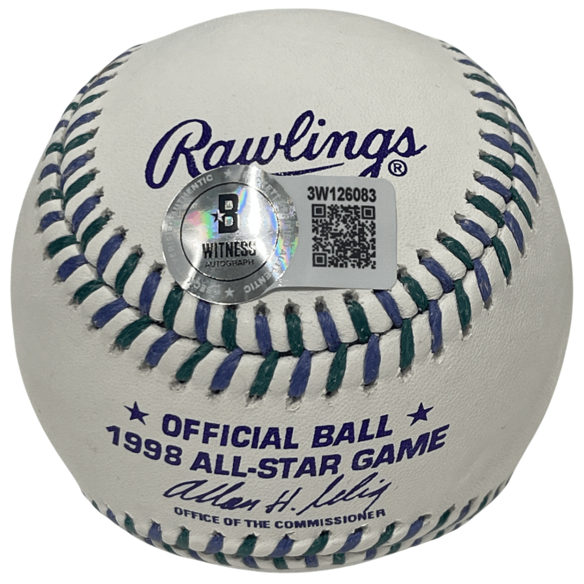 Sammy Sosa Mark McGwire Signed 1998 All Star Baseball w/ Insc Beckett W BAS COA