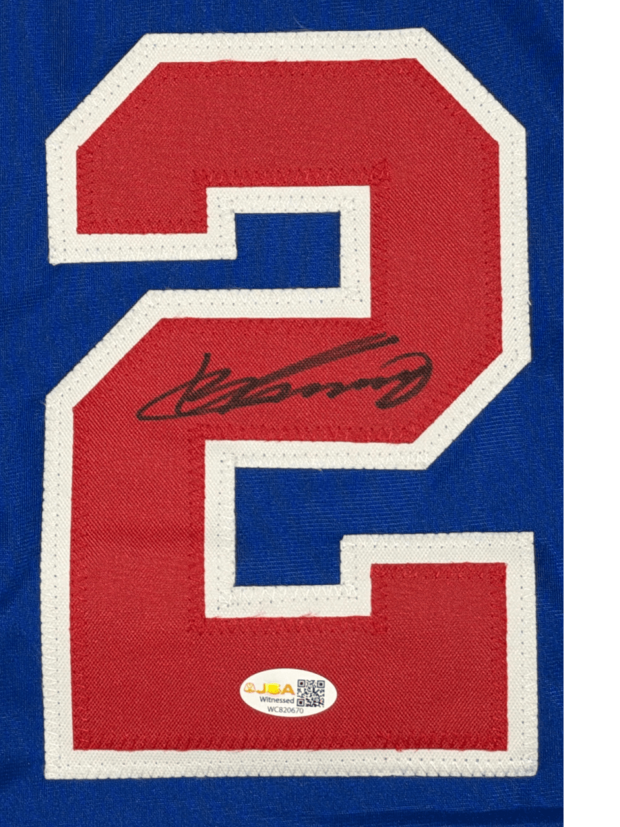 Vladimir Guerrero Signed Montreal Expos Custom Jersey JSA Witness COA