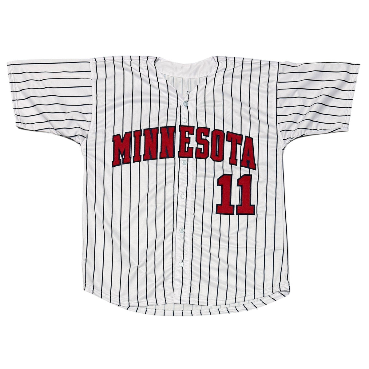 Chuck Knoblauch Signed Minnesota Twins Custom Jersey w/ 3 Insc. JSA Witness COA