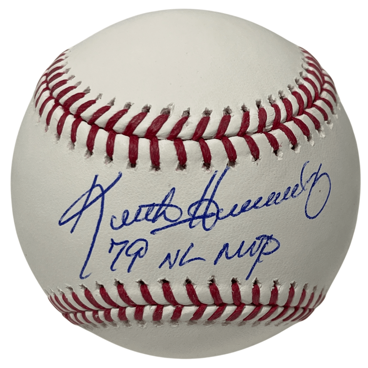 Keith Hernandez Signed Rawlings ROMLB Baseball w/ 79 NL MVP JSA COA