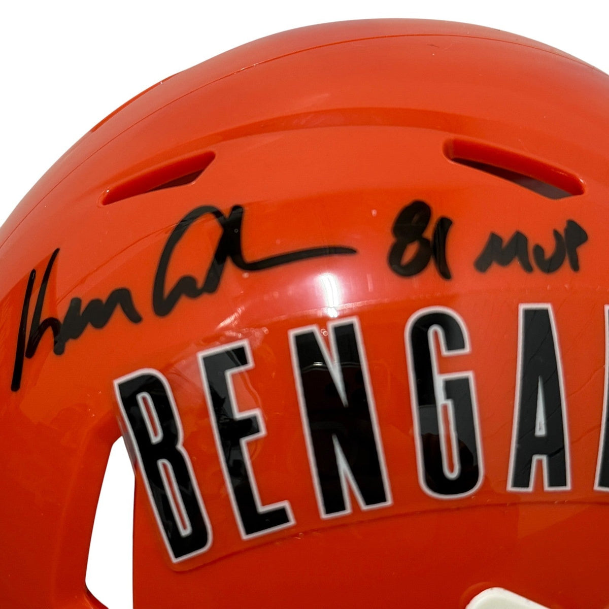 Ken Anderson Signed Cincinnati Bengals TB Mini Helmet w/ 81 MVP JSA Witness COA