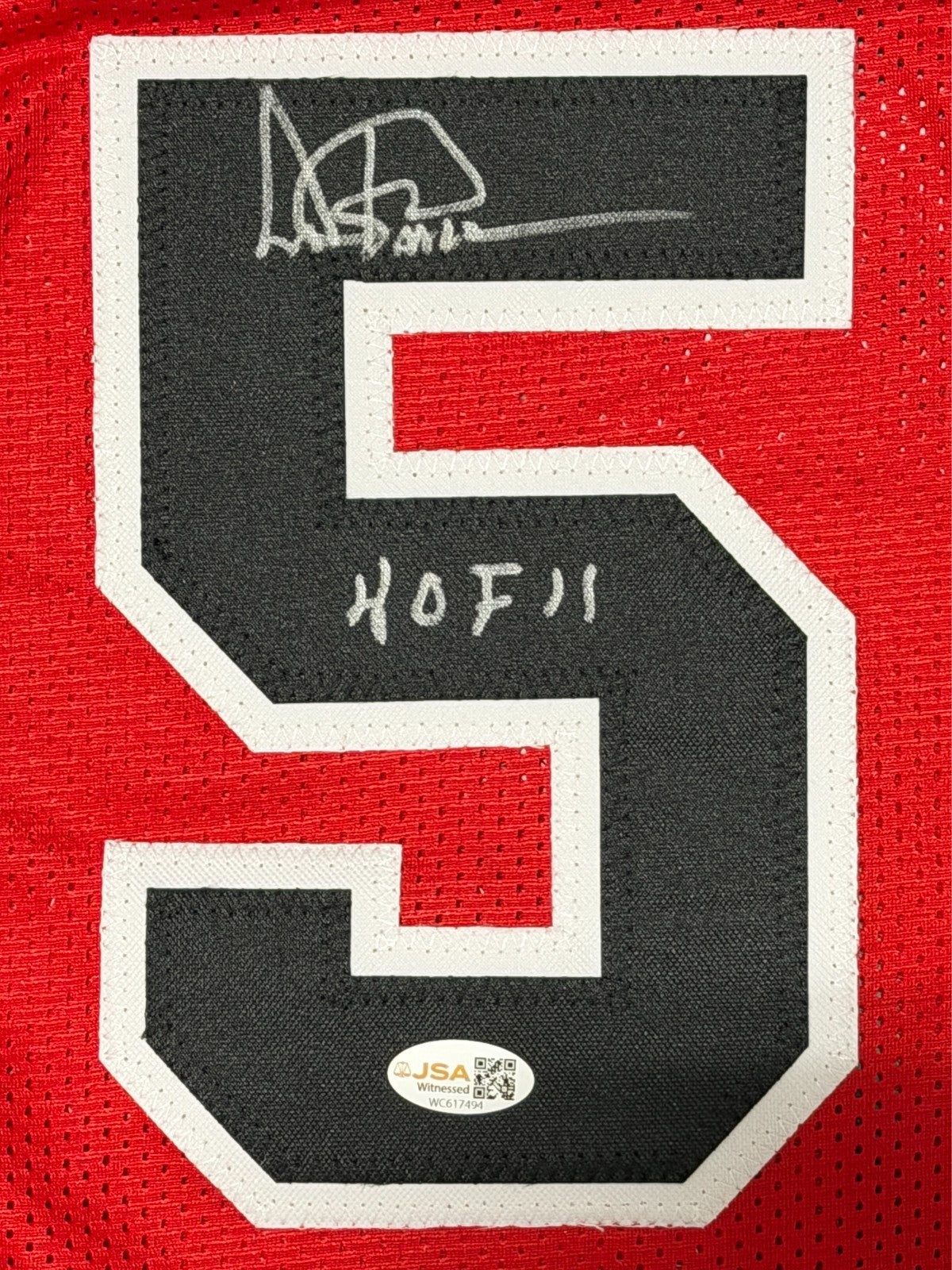 Artis Gilmore Signed Chicago Bulls Custom Jersey w/ HOF 11 JSA Witness COA