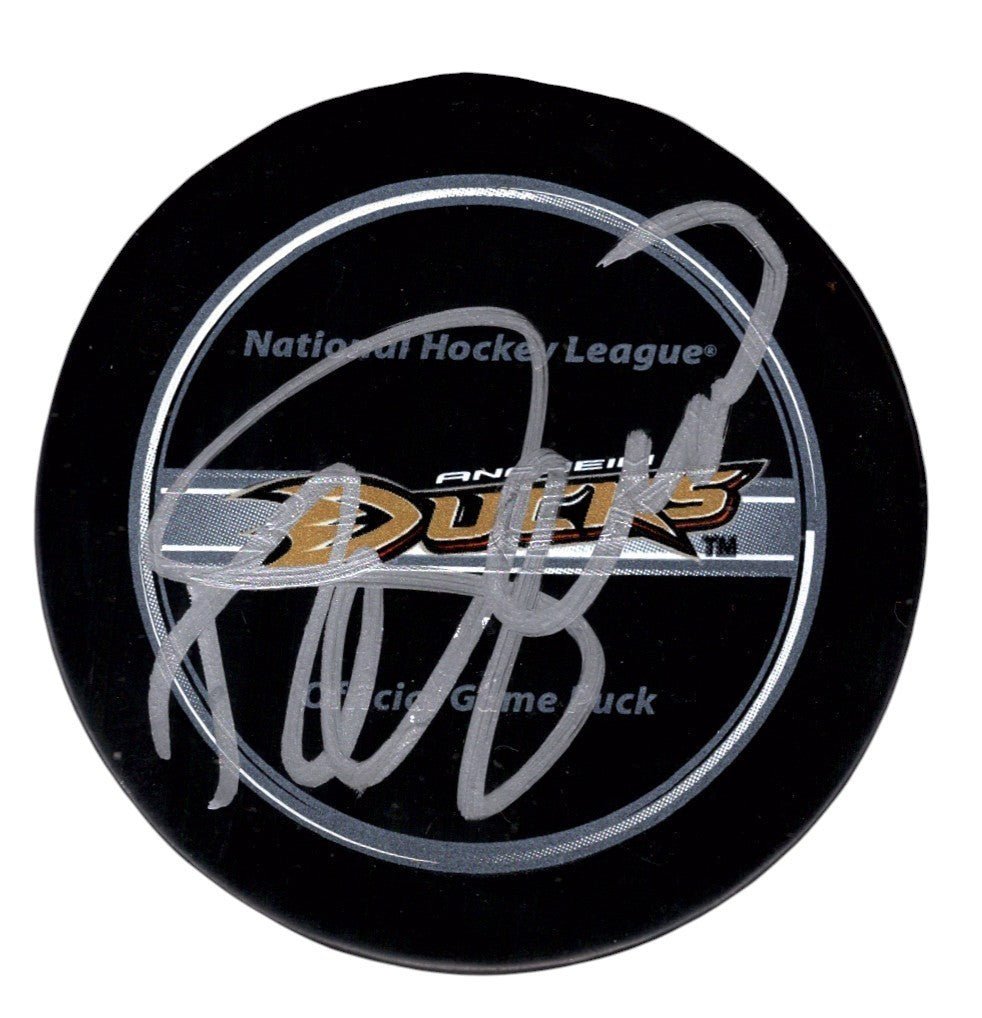 Teemu Selanne Signed Autographed Anaheim Ducks Official Game Puck JSA COA