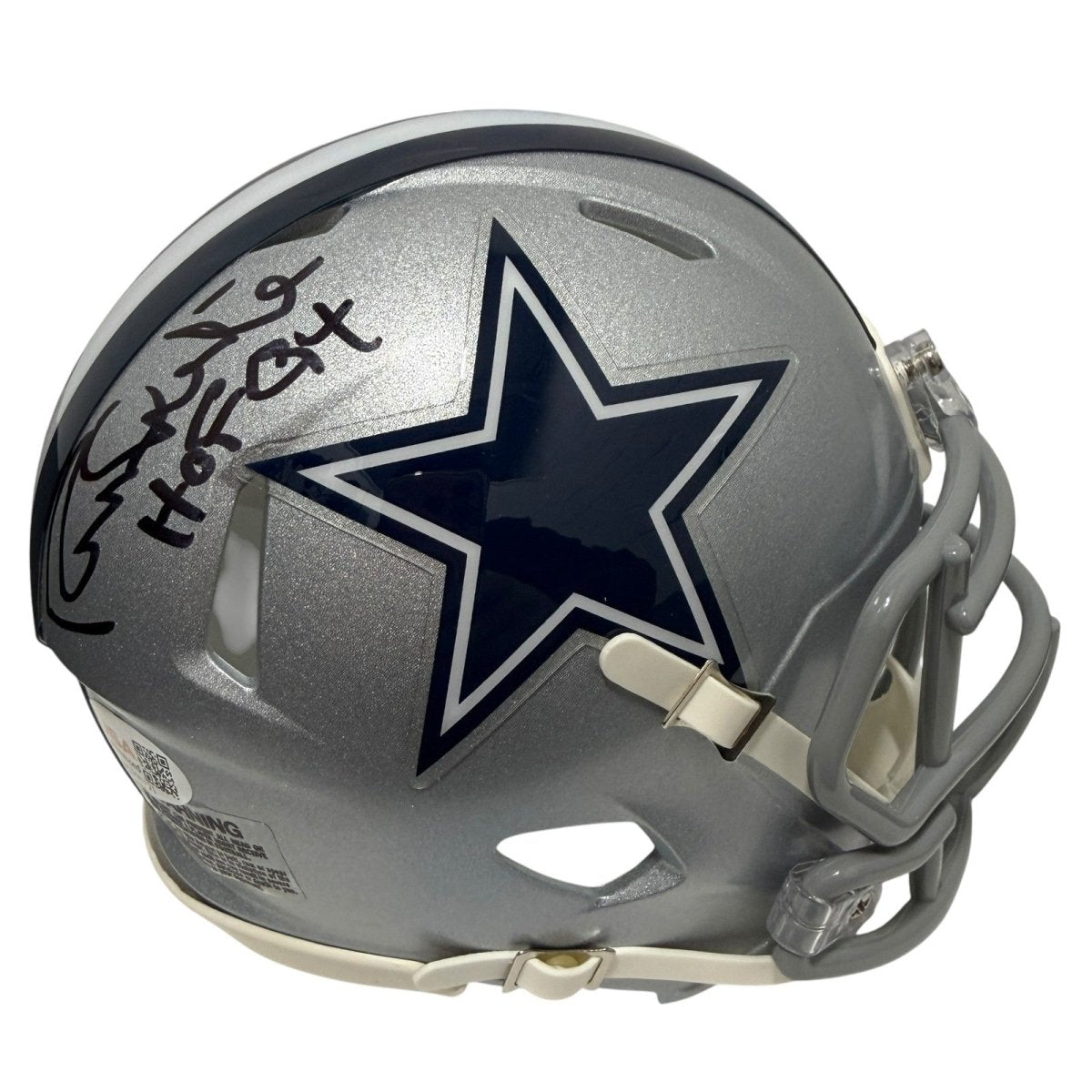 Randy White Signed Dallas Cowboys Speed Mini Helmet w/ HOF 94 JSA Witness COA