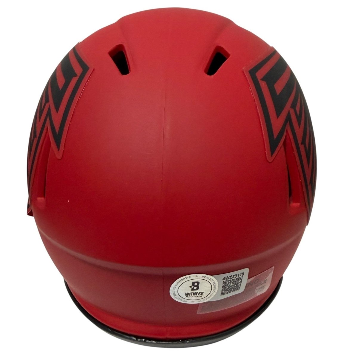 Michael Penix Signed Atlanta Falcons Rave Mini Helmet Beckett Witness BAS COA