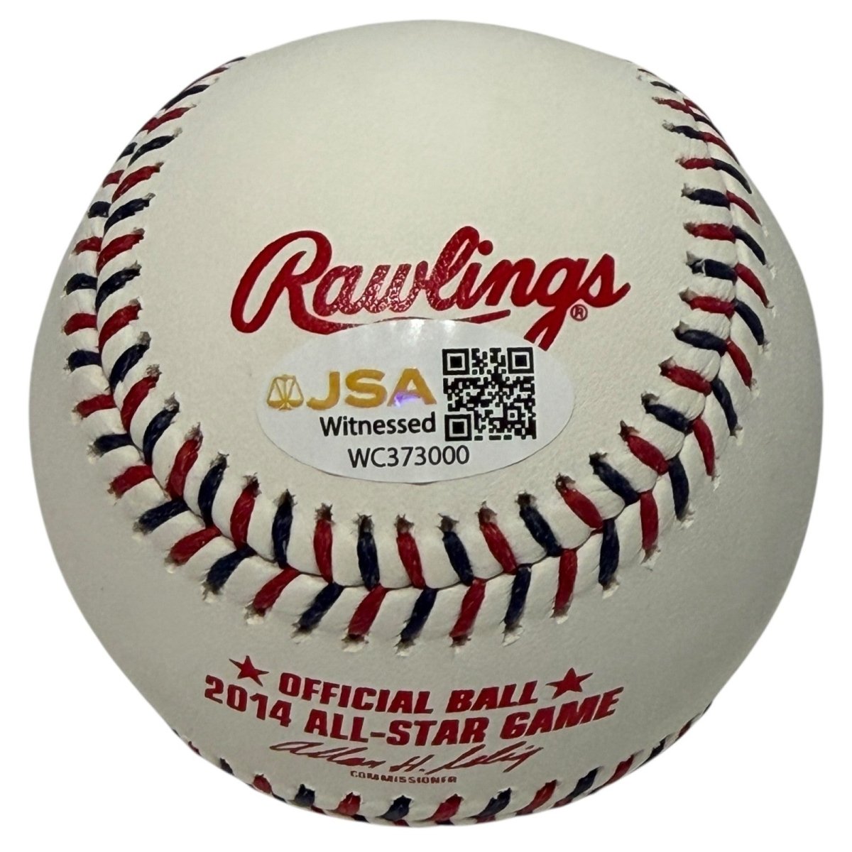 Yoenis Cespedes Signed 2014 All Star Baseball w/ B2B HR Derby Champ JSA W COA