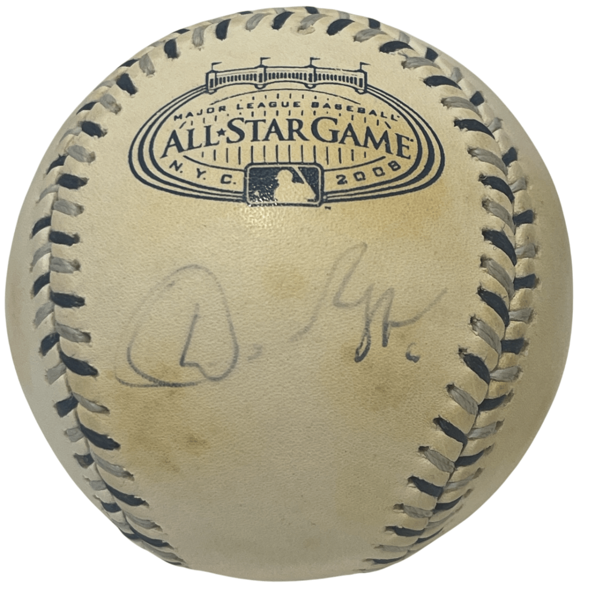 Dan Uggla Signed 2008 All Star Game ASG ROMLB Baseball Florida Marlins LSCM COA
