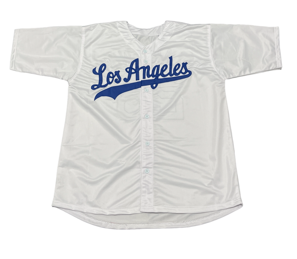 Todd Hollandsworth Signed LA Dodgers Custom Jersey w 96 NL ROY Beckett W BAS COA