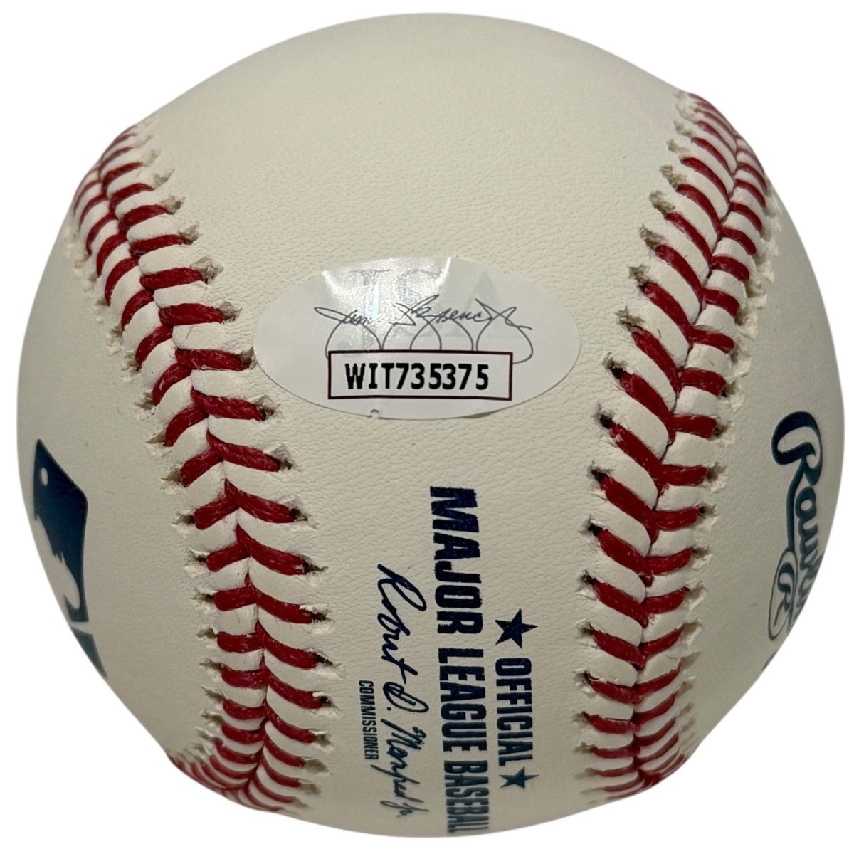 Domingo German Signed Autographed ROMLB Baseball w/ Lets Go Yankees JSA COA