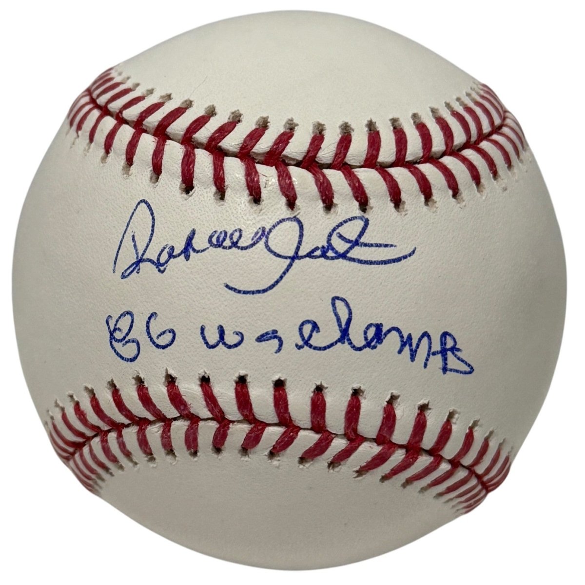 Rafael Santana Signed ROMLB Baseball w/ 86 WS Champs Insc JSA Witness COA