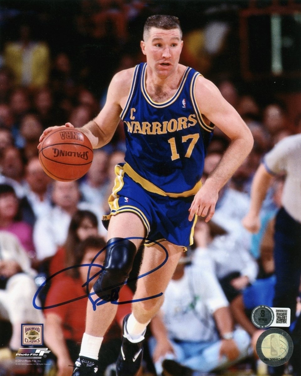 Chris Mullin Signed Golden State Warriors 8x10 Photo Beckett Wit BAS COA #2