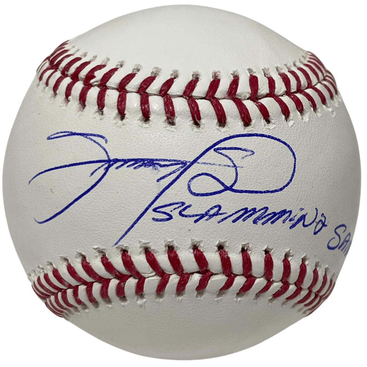 Sammy Sosa Signed ROMLB Baseball w/ Slammin Sammy Insc Beckett Witness BAS COA