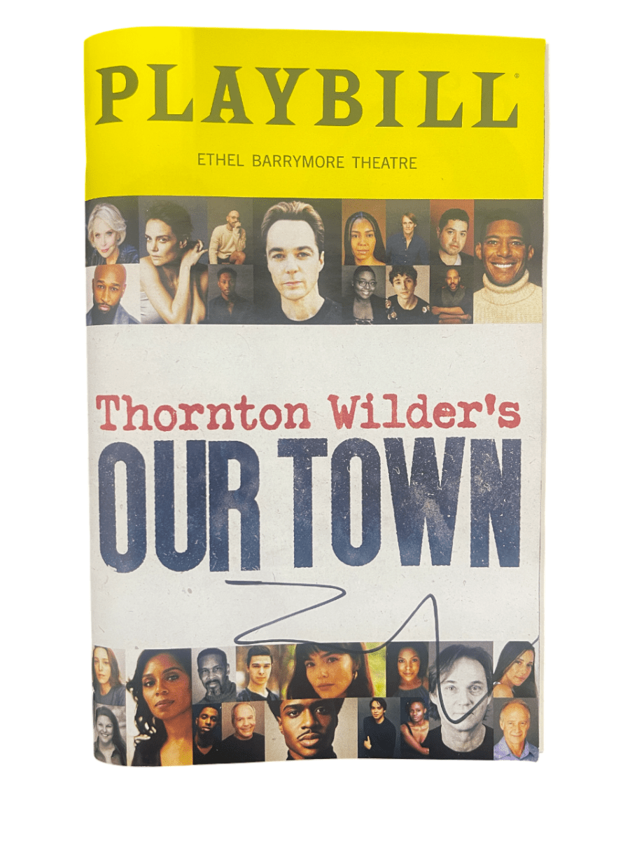 Zoey Deutch Signed Autographed Thornton Wilder's Our Town Playbill LSCM COA