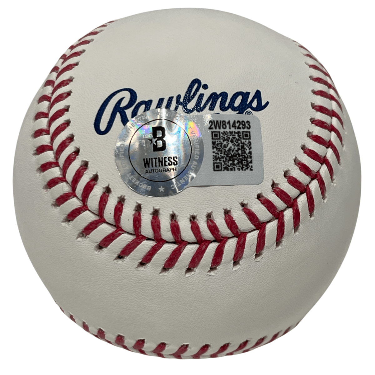 Andre Dawson Signed HOF ROMLB Baseball w/ HOF 2010 Beckett Witness BAS COA
