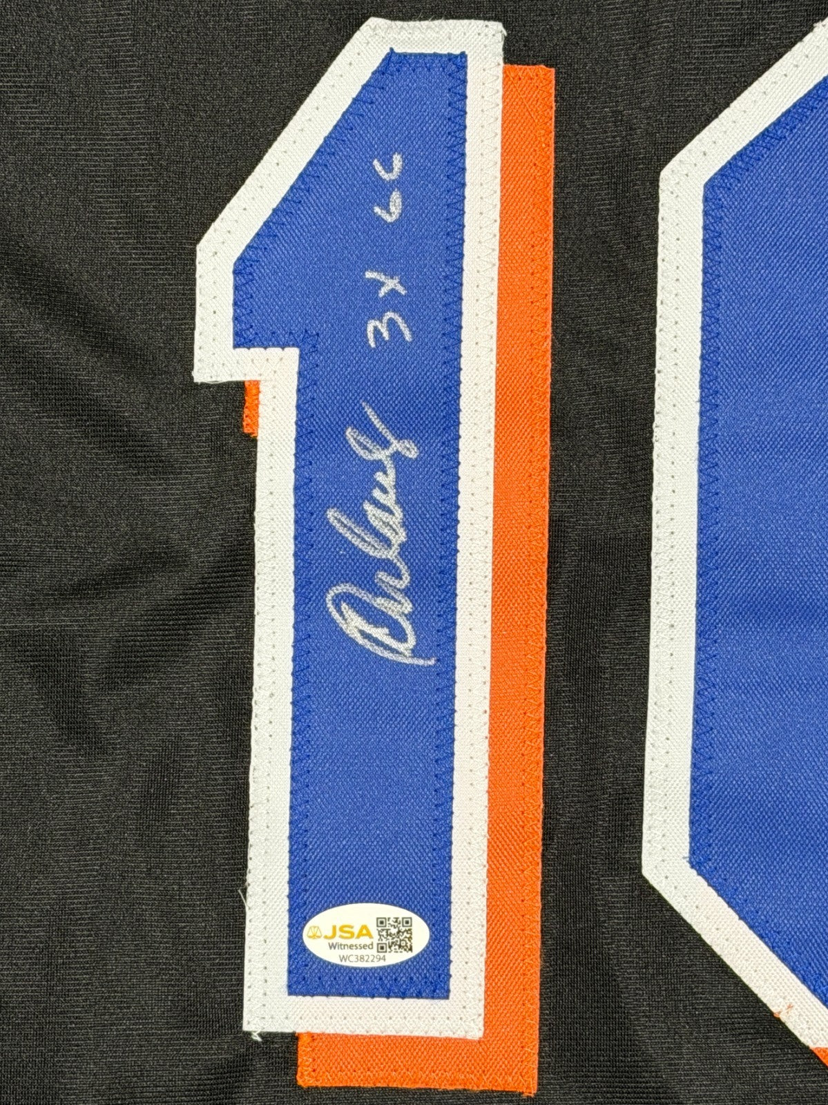 Rey Ordonez Signed New York Mets Custom Grey Jersey w/ 3x GG JSA Witness COA