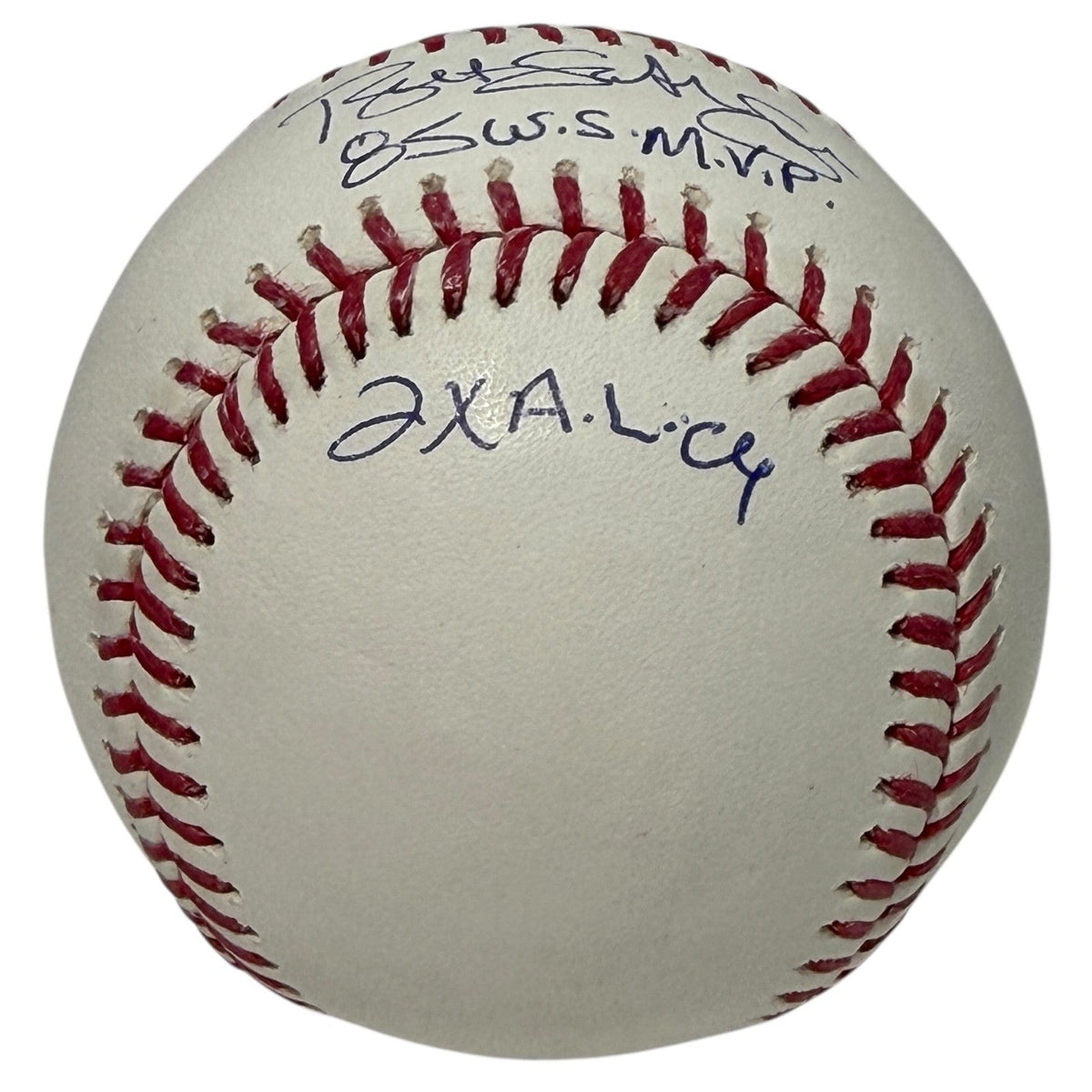 Bret Saberhagen Signed Autographed ROMLB Baseball w/ 3 Insc JSA Witness COA