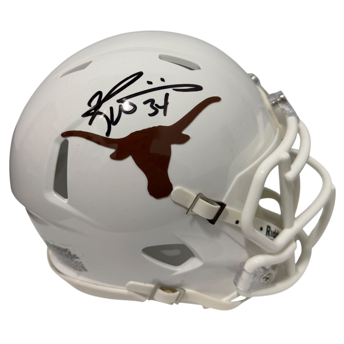 Ricky Williams Signed Texas Longhorns Speed Mini Helmet JSA Witness COA