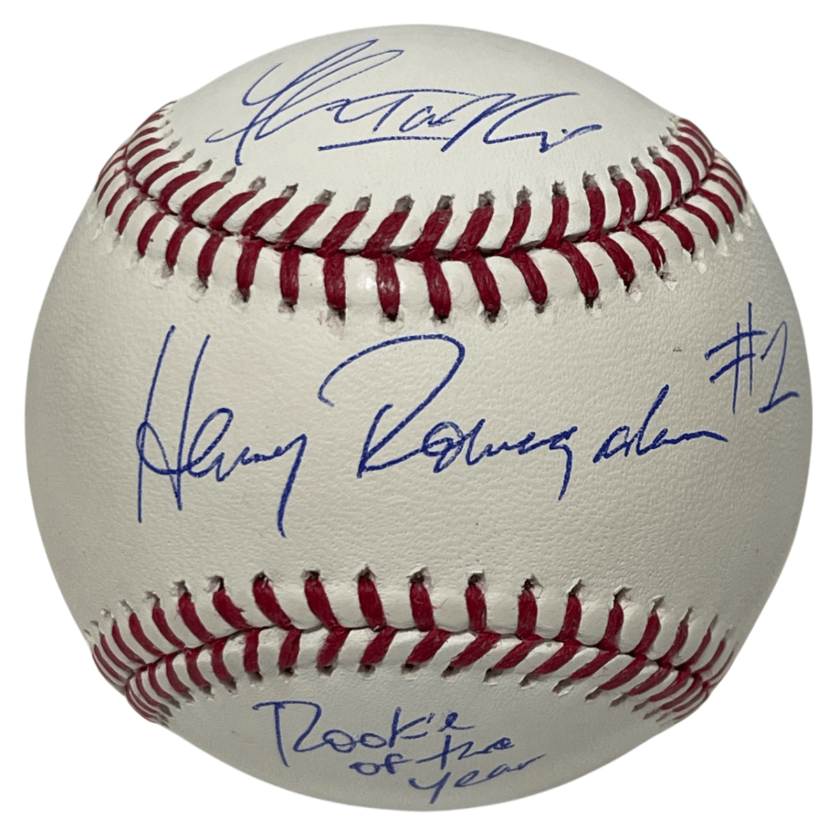 Thomas Ian Nicholas Signed ROMLB Baseball w/ 2 Ins Beckett Witness BAS COA