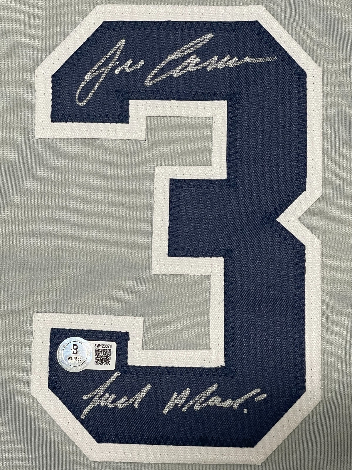 Jose Canseco Signed Yankees Custom Jersey w/ F**k AROD! Beckett Witness BAS COA