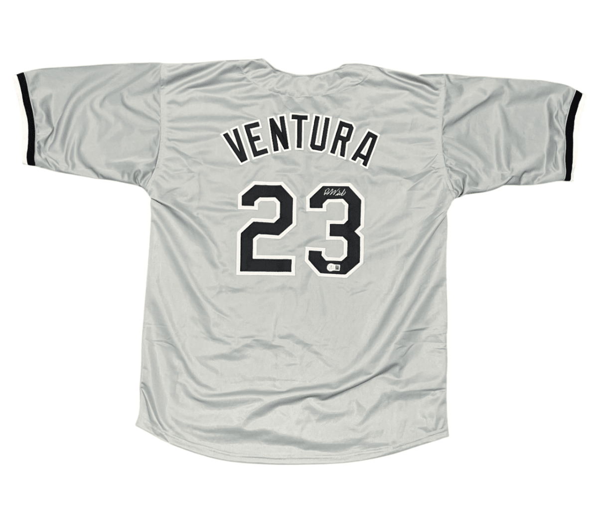 Robin Ventura Signed Chicago White Sox Custom Jersey Beckett Witness BAS COA