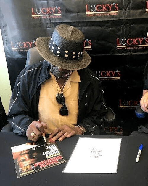 Michael Spinks Jinx Signed Auto Sports Illustrated "HOF 1994" JSA COA 6/20/88 L