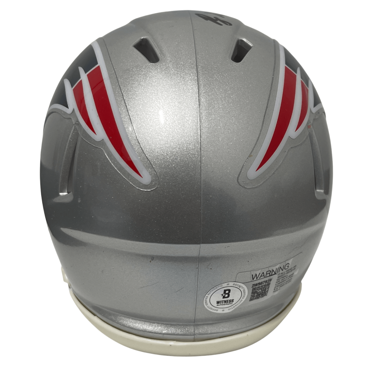 Rodney Harrison Signed Patriots Speed Mini Helmet 2x SB Champ Beckett W BAS COA