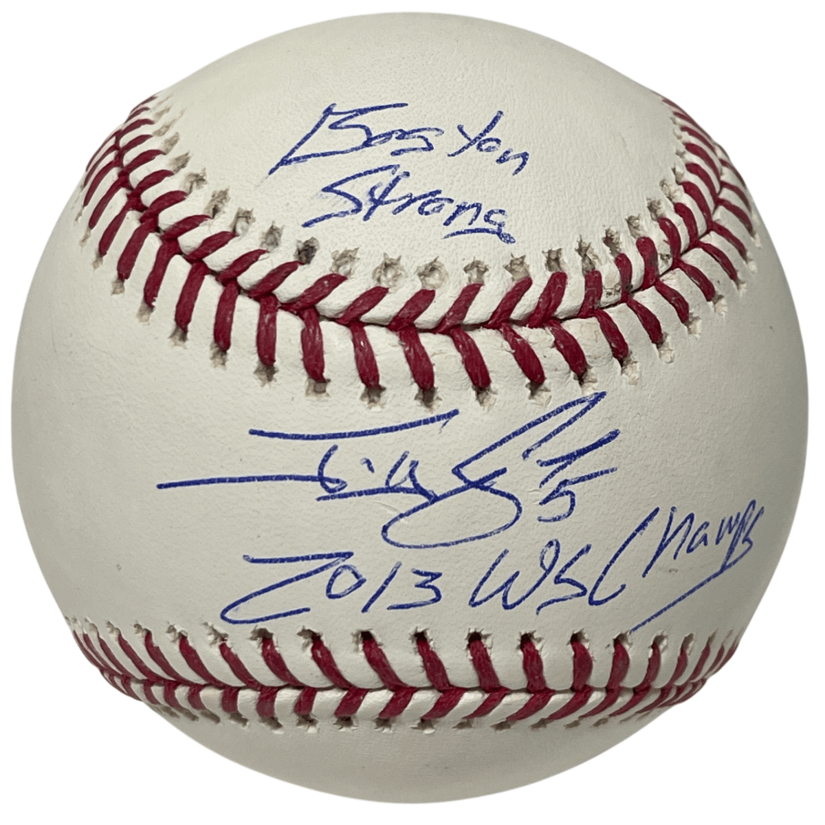 Jonny Gomes Signed ROMLB Baseball w/ 2 Ins Beckett Witness BAS COA