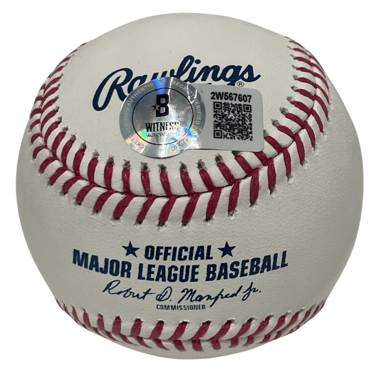 Dontrelle Willis Signed ROMLB Baseball w/ 03 NL ROY Beckett Witness BAS COA