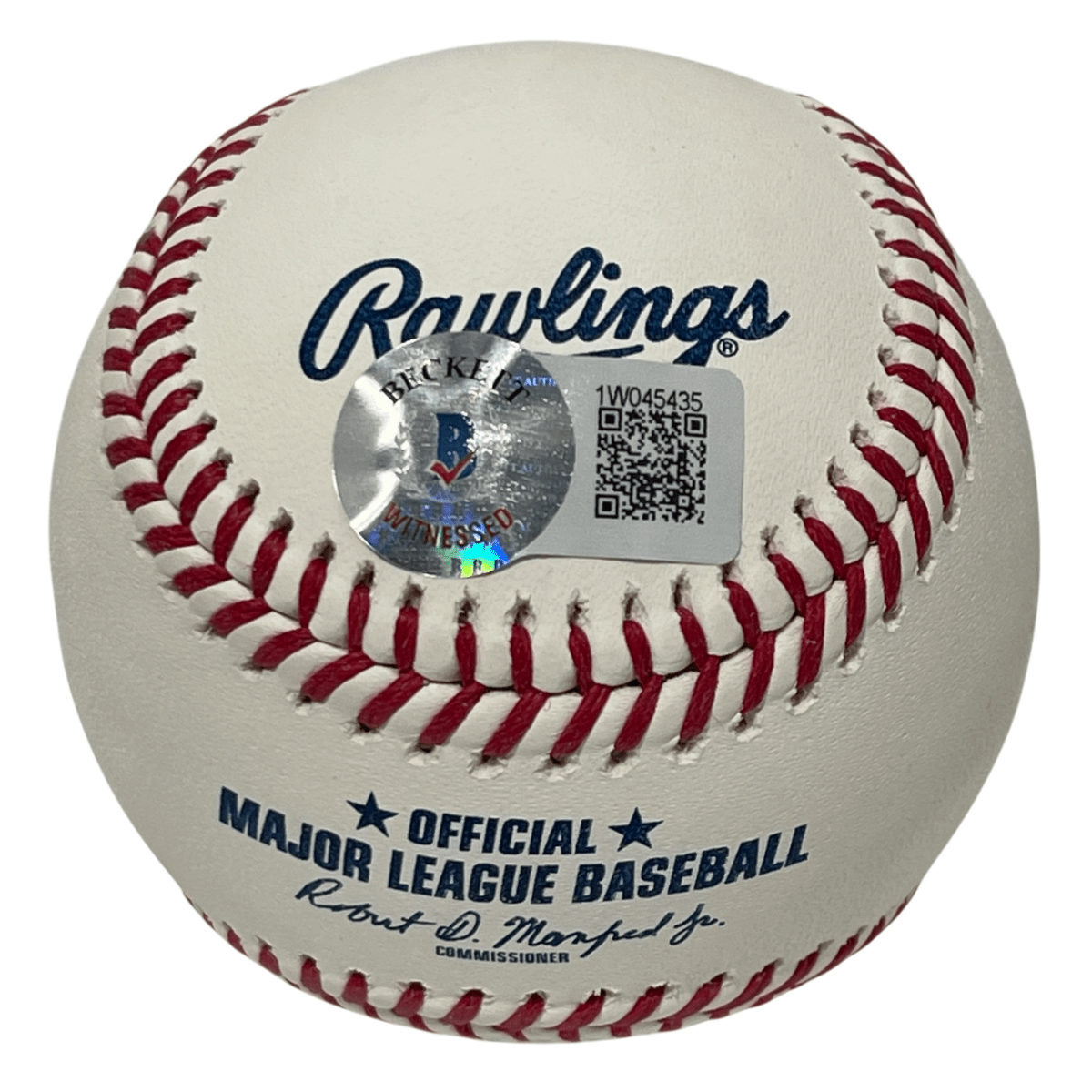 Adolis Garcia Signed Rawlings ROMLB Baseball Beckett W. BAS COA Rangers Phillies